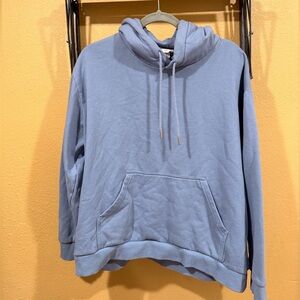 H&M Light Blue Crewneck Pullover Hoodie